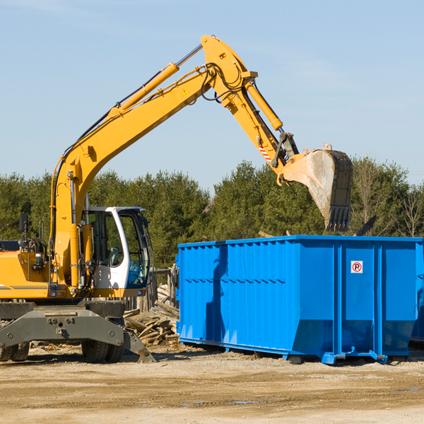 how many times can i have a residential dumpster rental emptied in Dale